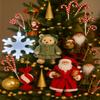 Cosy Home Parachute Santa LED Parachute, Red/Green, 25 x 20 x 60 cm, 2 AA Batteries view 2
