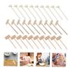 Gogogmee 30PCS Mini Wood Mallets for Sturdy Lightweight Wooden Hammers with Smooth Surface Portable Cake Mallets for Birthday and S Play Educational Tools for Boys view 2