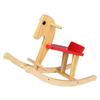 COOLHIYA Wooden Rocking Horse Chair for Animal Shaped with Handrails Safe Little Rocking Chair for Boys and Educational Household Hobbyhorse view 1