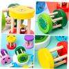 HAKIDZEL 2Pcs Hand Cage Bells Rattle with Cartoon Patterns for Auditory Training and Interaction Safe Polished Bells for Sensory Development and Early Education view 2