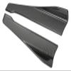 Car Rear Lip Bumper Skirts Splitters Fins Spoiler Canards Diffuser Side Scratch MudguardsCompatible with Mitsubishi Lancer EVO 15-20(Carbon Fiber) view 1