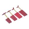 RC Boat Rudder Set Full Immersion Fiberglass Reinforced Nylon with Stainless Steel Shaft Servo Arm Aluminum Sleeve Brass Bearings(Straight arm,60mm) view 3