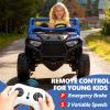 24V 10Ah/7Ah 2 Seater Ride on Car Truck, BLISSRIDE 4WD/2WD Switchable Kids UTV w/20 Spacious Seat, 4x200W Power Motor, 2.4G Remote, Bluetooth, 24V Ride on Toys for Big Kids Boys Girls(Blue) view 4