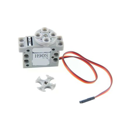 Treayes 2kgcm Digital Servo Motor Metal Gear 5V 180 360 Compatible with Big Torque Building Block Servo for Mixly Scratch H90S
