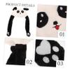 BRIGHTFUFU Carnival Plush Panda Hat with Light Movable Ears Funny Festival Cap for Women Warm Soft Fluffy Costume Accessory for Parties and Cosplay view 3