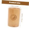 Gogogmee Divination Tube with Polished Copper Coins Wear-Resistant Feng Shui Game Prop for Buddhist Fortune Telling Chinese-Style Bucket Tool for Interactive Spiritual Play view 2