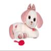 Gipsy Toys  Interactive Plush Dog  Puppy Bella  30 cm  Pink and White  Sold in Gift Box view 2