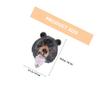BRIGHTFUFU Realistic Black Bear Halloween Mask Soft Party Costume Accessory Lightweight Bear Headwear for Cosplay and Themed Events view 2