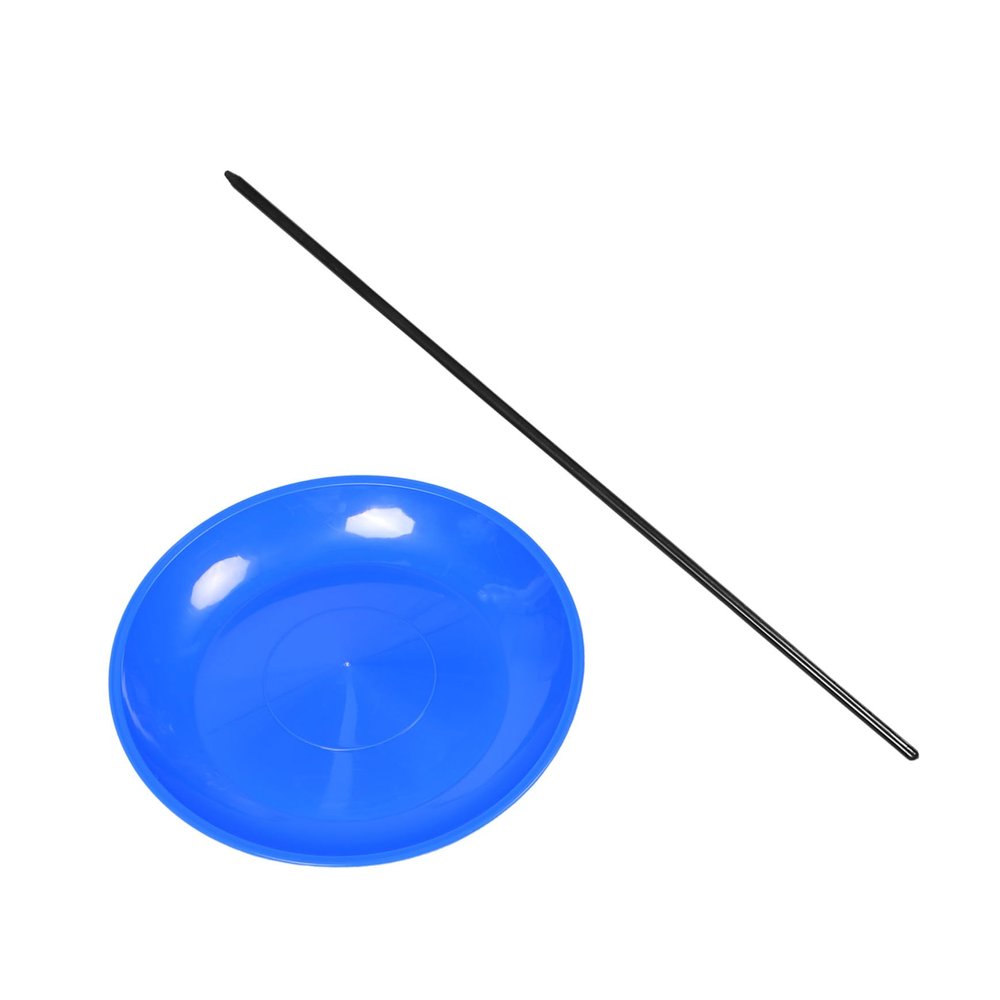 COOLHIYA Spinning Plate with Stick Juggling Skill Game for Beginners and Experts Circus Prop for Indoor Outdoor Party Entertainment and Carnival Outdoor Games