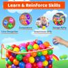 400 Ball Pit Balls for Toddlers with Storage Bag - 7 Bright Colors, Crush Proof, Great Play Toys for Tents, Pools, and Party view 4