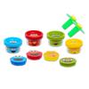 Sesame Street Arts and Crafts Kit for Kids - Bundle with Moldable Dough Tubs, Character Molds, Extruder, Stickers, More | Sesame Street Sensory Play for Boys, Girls view 2