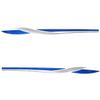 Chaparral Boat Flare Decals U16783-01 | Silver Blue Sticker (Set of 2) view 1