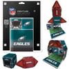 CreateOn Philadelphia Eagles NFL Fan-Tiles Magnetic Match-Up Tiles | 17-Piece Building Set for Kids & Adults | Officially Licensed NFL Team Collectibles | Build, Play & Display (All Teams Available) view 1