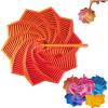 3D Printed Expanded Sensory Fidget Star - 3D Expanded Sensory Fidget Star with Handle, Colorful Whirling Spiral Design, for Relieving Stress, Irritability and Relaxation (Purple, S-13rings) view 1