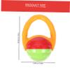 HAKIDZEL 4pcs Rattles Early Development for Newborns Compact Safe Smooth Edges Stimulate Music Interest and Intelligence Growth view 4