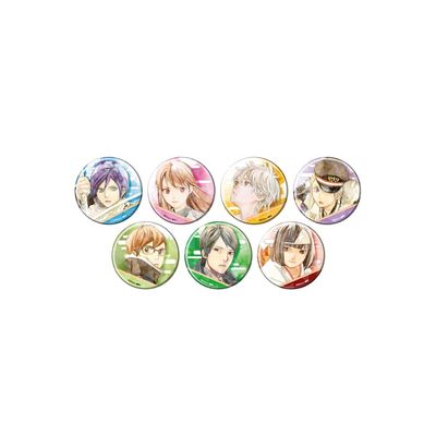 Noragami 01 Official Illustration Hologram Can Badge 2.6 inches (65 mm) Complete Set, Box of 7