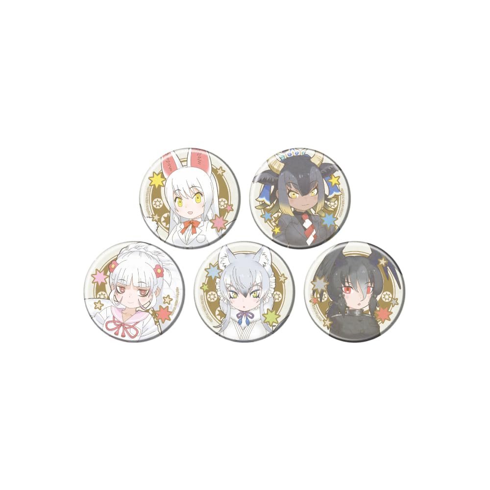 Kemono Friends 3 06 Tin Badge Complete Set, Box of 5