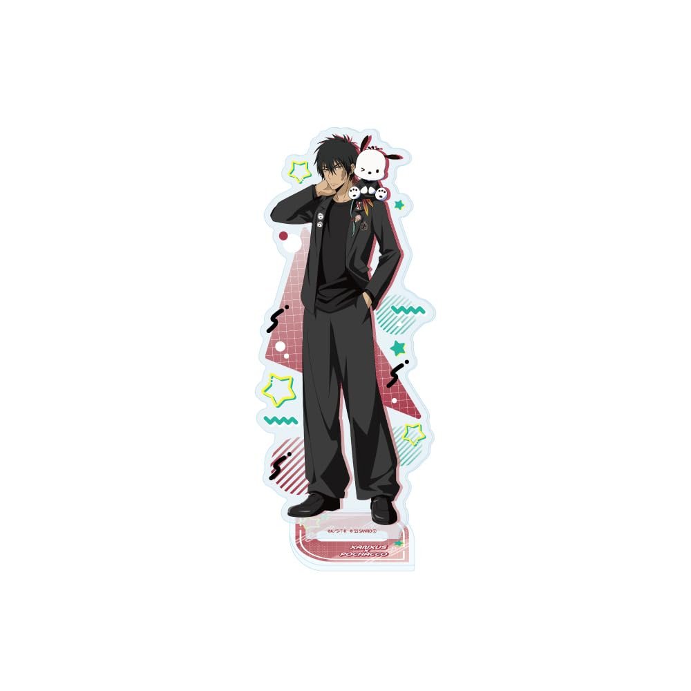 Home Teacher Hitman Reborn! x Sanrio Characters 46 Xanxus x POCHACCO [Collaborative Illustration] Acrylic Stand