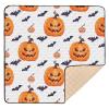 FUGIDOG Bats Baby Play Mats for Floor 50x50 inch Waterproof Anti-Slip Playpen Mat Soft Nursery Area for Infant Kids and Toddler Crawling view 1