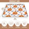 FUGIDOG Bats Baby Play Mats for Floor 50x50 inch Waterproof Anti-Slip Playpen Mat Soft Nursery Area for Infant Kids and Toddler Crawling view 3