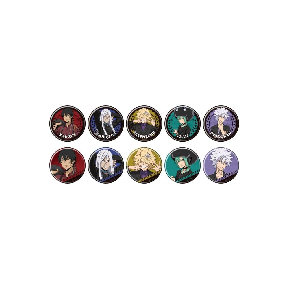 Home Teacher Hitman Reborn! 66 Can Badge Complete Set, Box of 10