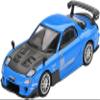 1:64 Diecast Model Car Compatible with Mazda RX-7 RE-Amemiya 20B NA 3ROTOR-7 AMA-san Go Limited Edition Mini GT MGT01046 view 4