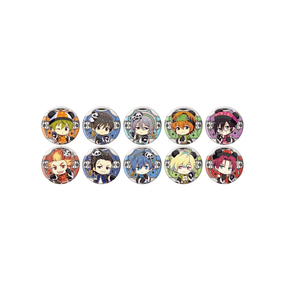 iDOLM@STER Side M 18 (Mini Calilast) Can Badge Complete Set, Box of 10