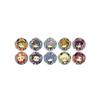 iDOLM@STER Side M 18 (Mini Calilast) Can Badge Complete Set, Box of 10 view 1