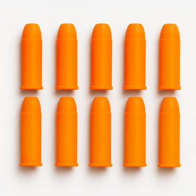 TechStudio3D .44 Magnum Dummy Rounds Durable & Reusable Snap Caps for Safe Dry Practice (10-Pack)