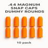 TechStudio3D .44 Magnum Dummy Rounds Durable & Reusable Snap Caps for Safe Dry Practice (10-Pack) view 2