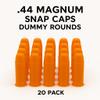 TechStudio3D .44 Magnum Dummy Rounds Durable & Reusable Snap Caps for Safe Dry Practice (20-Pack) view 2