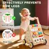 Wooden Baby Walker with Wheels, Baby Push Walker Adjustable Speed for Boys and Girls,Montessori Activity Center Walking Toys for 1 Year Old Learning to Walk,First Birthday Gift view 4