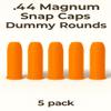 TechStudio3D .44 Magnum Dummy Rounds Durable & Reusable Snap Caps for Safe Dry Practice (5-Pack) view 2