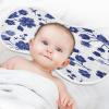 Kigai Blue White Flowers Burp Cloths for Baby 2 PCS Ultra Soft & Absorbent Muslin Burping Cloths Newborn Spit Up Rags for Boys & Girls, 11x22 inch view 4