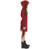 Fun World Girls' Crimson Ghost Face Costume, Small, Red view 2