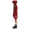 Fun World Girls' Crimson Ghost Face Costume, Small, Red view 4