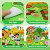 Farm Animal Felt Board - Busy Wall Toys with Large Barn Theme, Montessori Sensory Interactive Board, Youth Home and Classroom Preschool Learning Game Kit view 3