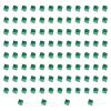 100Pcs Acrylic Dice Cubes Building Blocks 0.3inch DIY Stacking Toy Sensory Training Toys Board Game for Homes Classrooms- Green view 1
