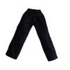 1/12 Scale Doll Cargo Pants for 6 inch Male Action Figures, Straight Leg Miniature Pants BJD Doll Clothing Accessory- Black view 1