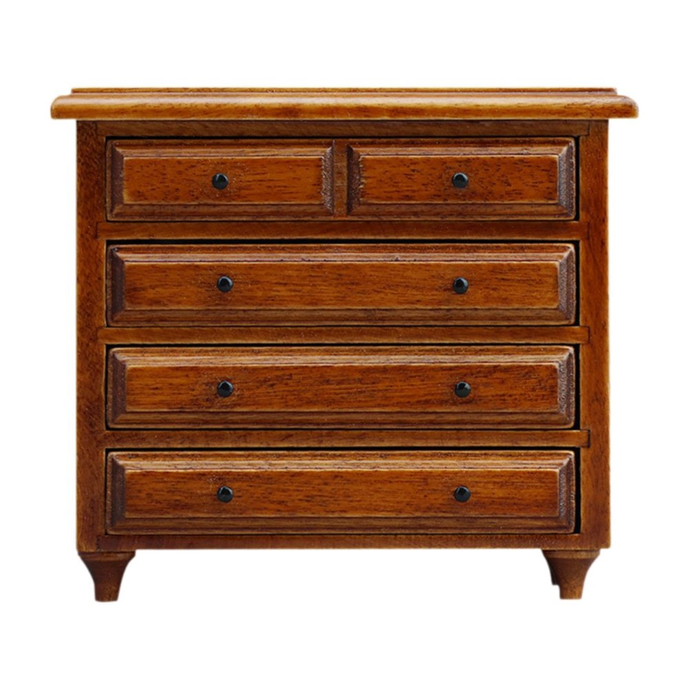 1/12 Dollhouse Cabinet Dollhouse Accessories,Wood,Showcase,Miniature Display Cabinet,for Bathroom Living Room Bedroom Hallway