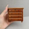 1/12 Dollhouse Cabinet Dollhouse Accessories,Wood,Showcase,Miniature Display Cabinet,for Bathroom Living Room Bedroom Hallway view 4