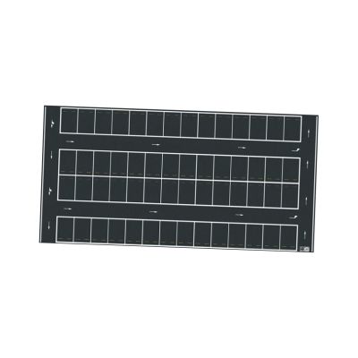 1/64 Parking Lot Play Mat 15.75x31.5 inch Diecast Vehicle Photography Background Desktop Layout Rolled Up Garage Diorama- Style D