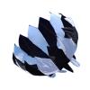 3D Lotus Rotating Kite 70cm Diameter Easy Fly Beach Outdoor Sports Kite for Beginners Boys Girls Family Activities- Black White view 4