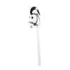 blloocod Inflatable Hobby Horse Stick Toy for Horse Themed Party Decoration, PVC Material 37.01inchx13.39inch- White Head view 2