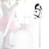 blloocod Inflatable Hobby Horse Stick Toy for Horse Themed Party Decoration, PVC Material 37.01inchx13.39inch- White Head view 3