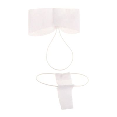 1/12 Scale Doll Clothing Set for Female Figures, Miniature Underwear and Accessories for 6 Inch Dolls- White