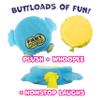Fart Monsters Tootles 16" Scented Plush Toy with Self-Inflating Whoopee Cushion  Kiwi Scent Funny Fart Plush, Novelty Gag Gift, Collectible Toy for Kids & Adults view 3