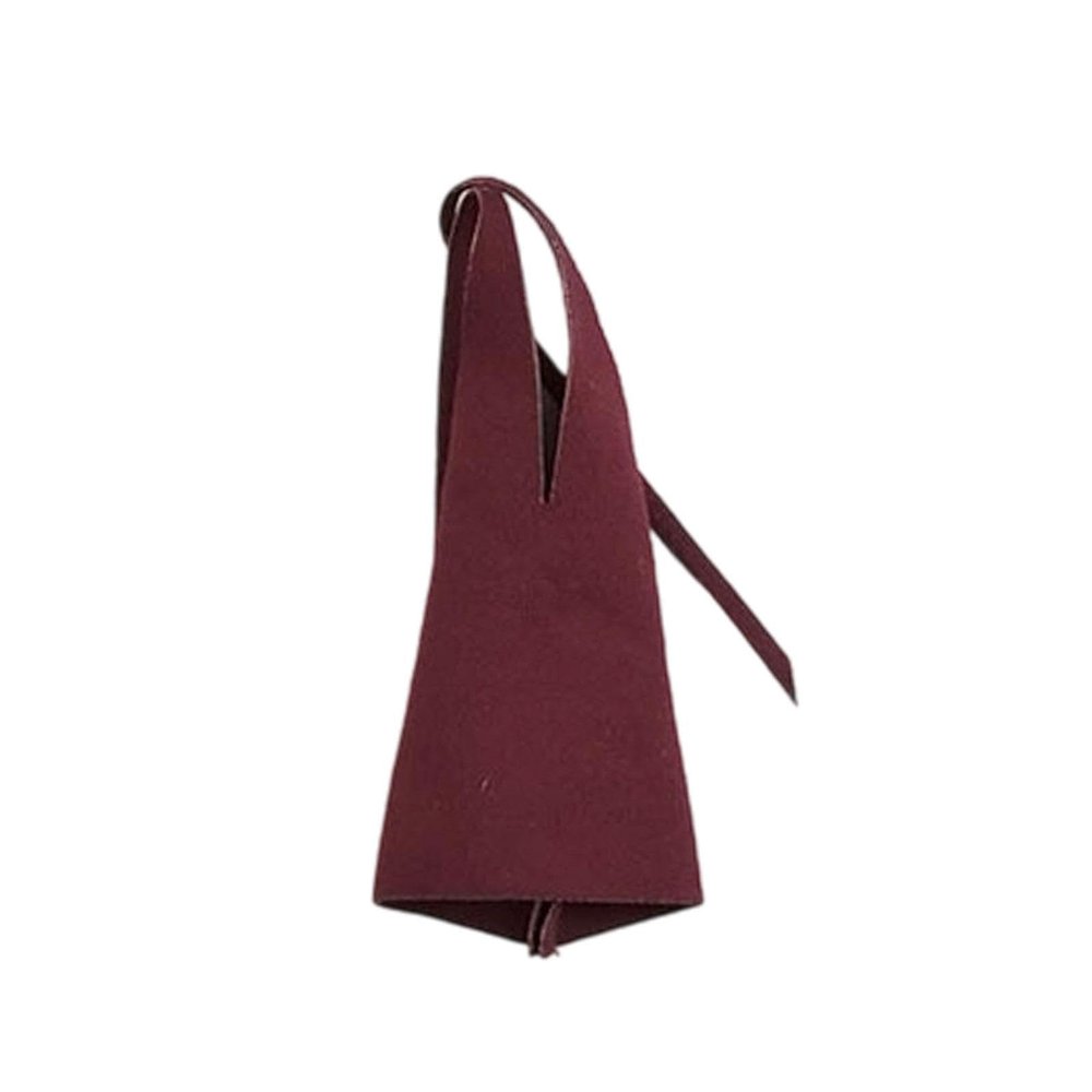 1/12 Scale Figure Dress, Neck Tie Retro Fashion Casual Sleeveless Mini Short Dress for 6 inch Female Accessory- Dark Red