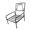 1/6 Scale Mini Dollhouse Furniture for Doll Living Room 12 inch Doll Dollhouse Decoration Iron Chair- Chair view 1