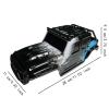 1/14 RC Car Body Shell for 16102 Remote Control Vehicle Cover Replacement DIY Hobby Toy Vehicle Accessories- Black Blue view 3